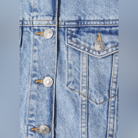 Mango Denim vest with pockets - Picture 7 of 9